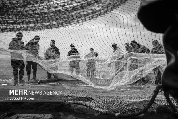 کشف ادوات صید غیرمجاز در آبهای غرب مازندران