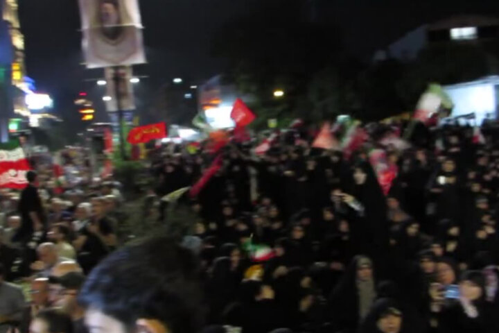 روضهخوانی در اجتماع شبانه مردم بابل